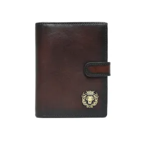 Brown Leather Passport Holder with Foldable Boarding Pass Pocket By Brune & Bareskin