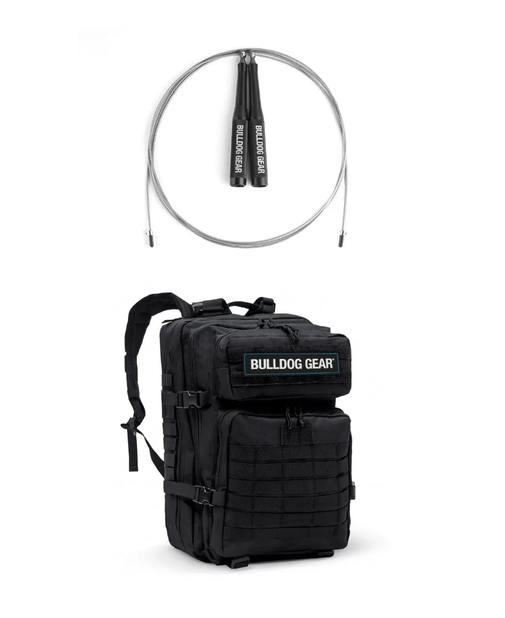 Bulldog Gear - Jump for Joy - Tactical Backpack   JR2 Speed Rope Bundle