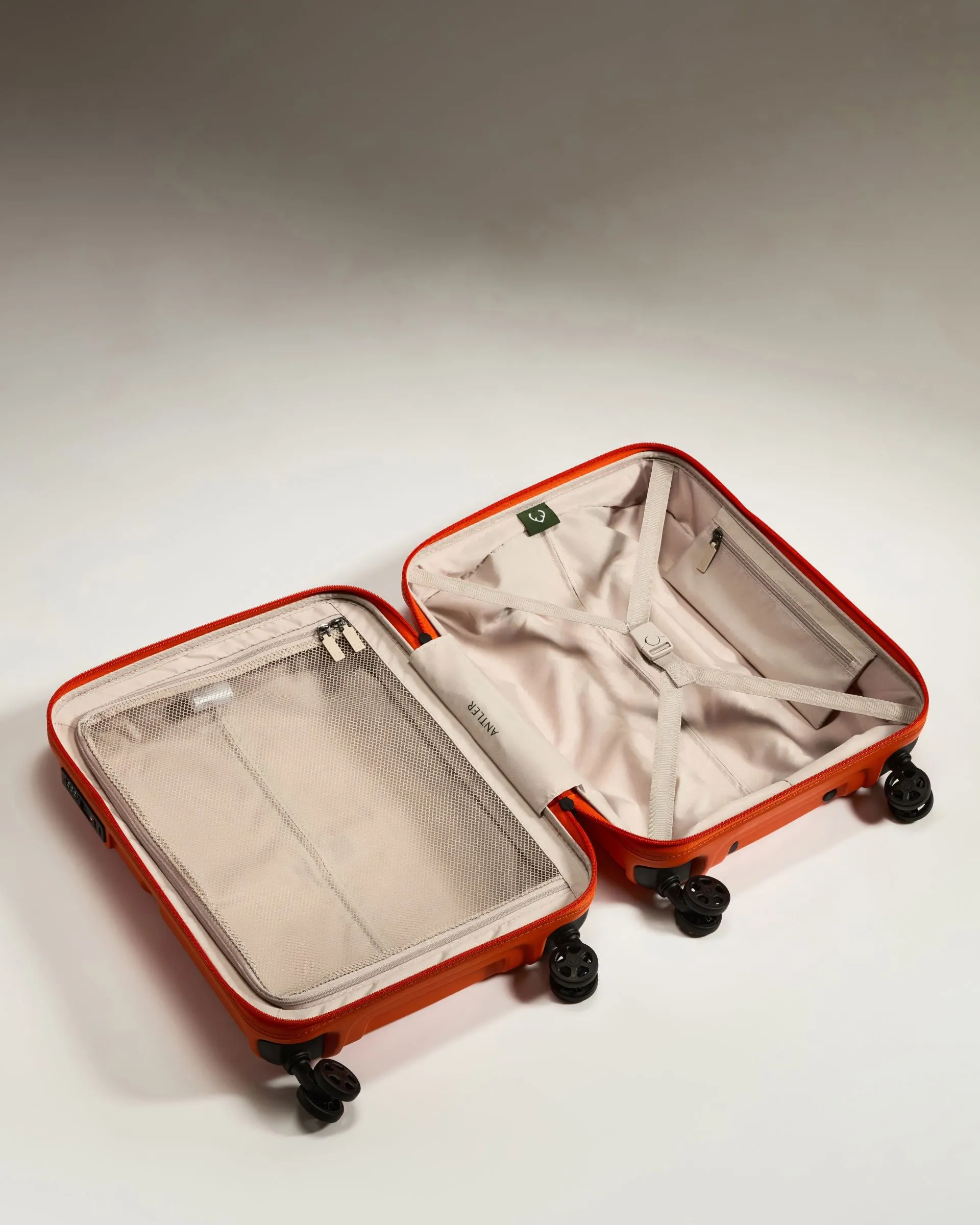 Cabin Suitcase in Ember Orange - Single Stripe