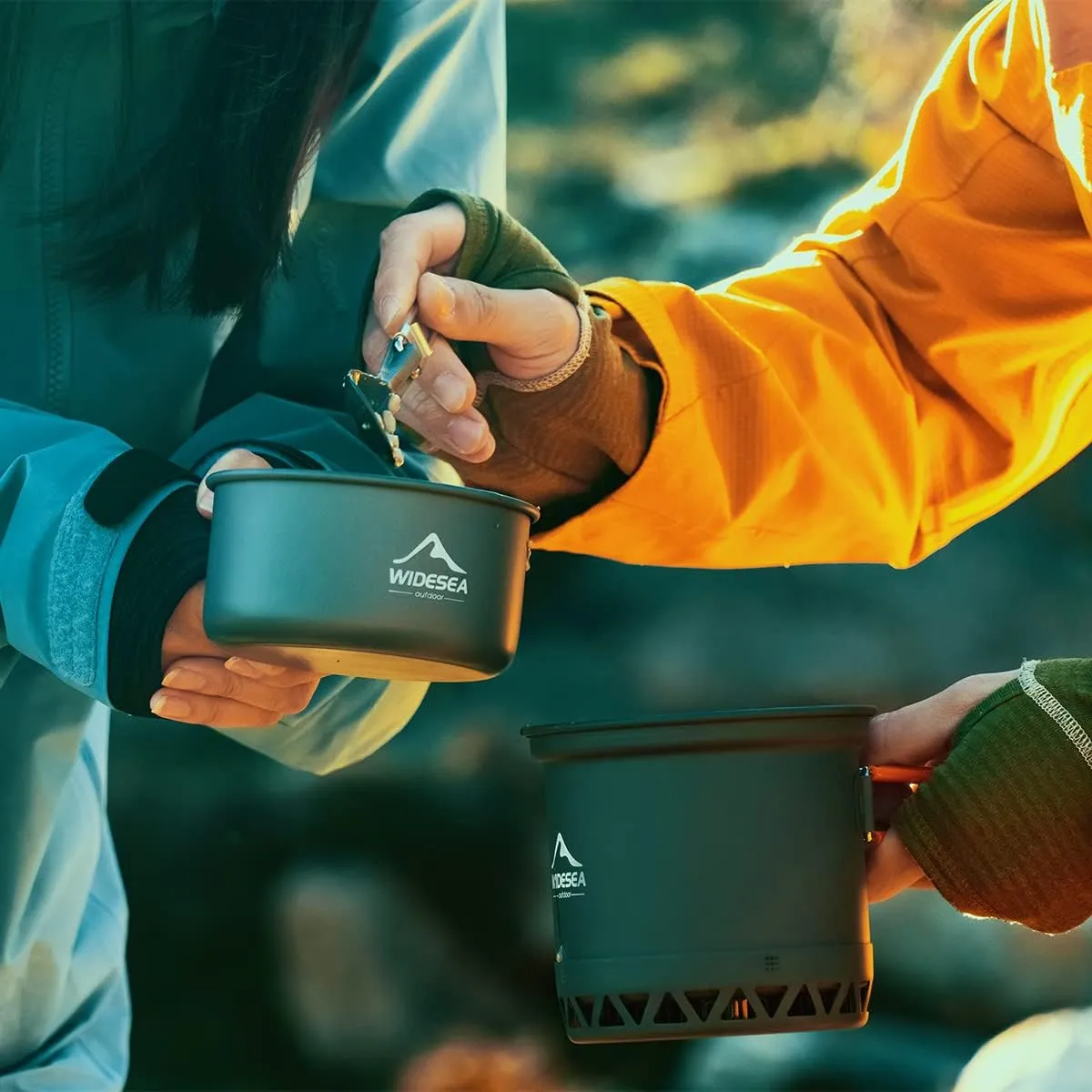 Camping Cookware Outdoor Pot Pan Cooking Utensil Equipment