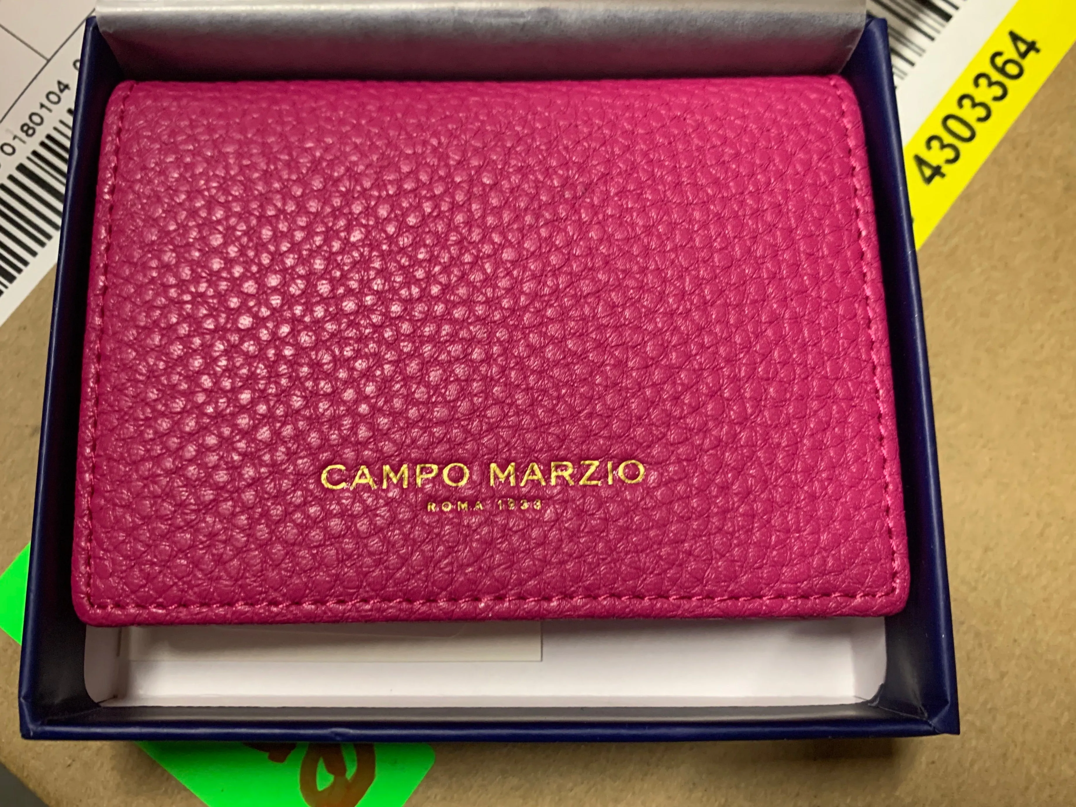 Campo Marzio Leather Card Holder / Wallet