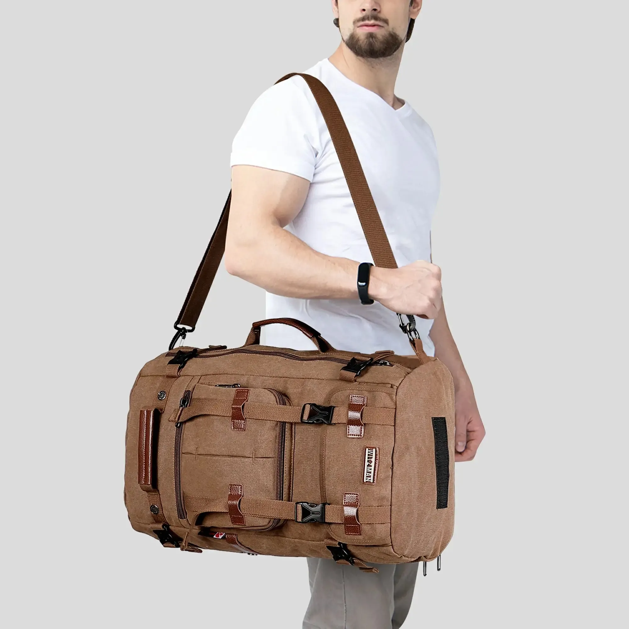 Canvas Backpack Vintage Travel Backpack