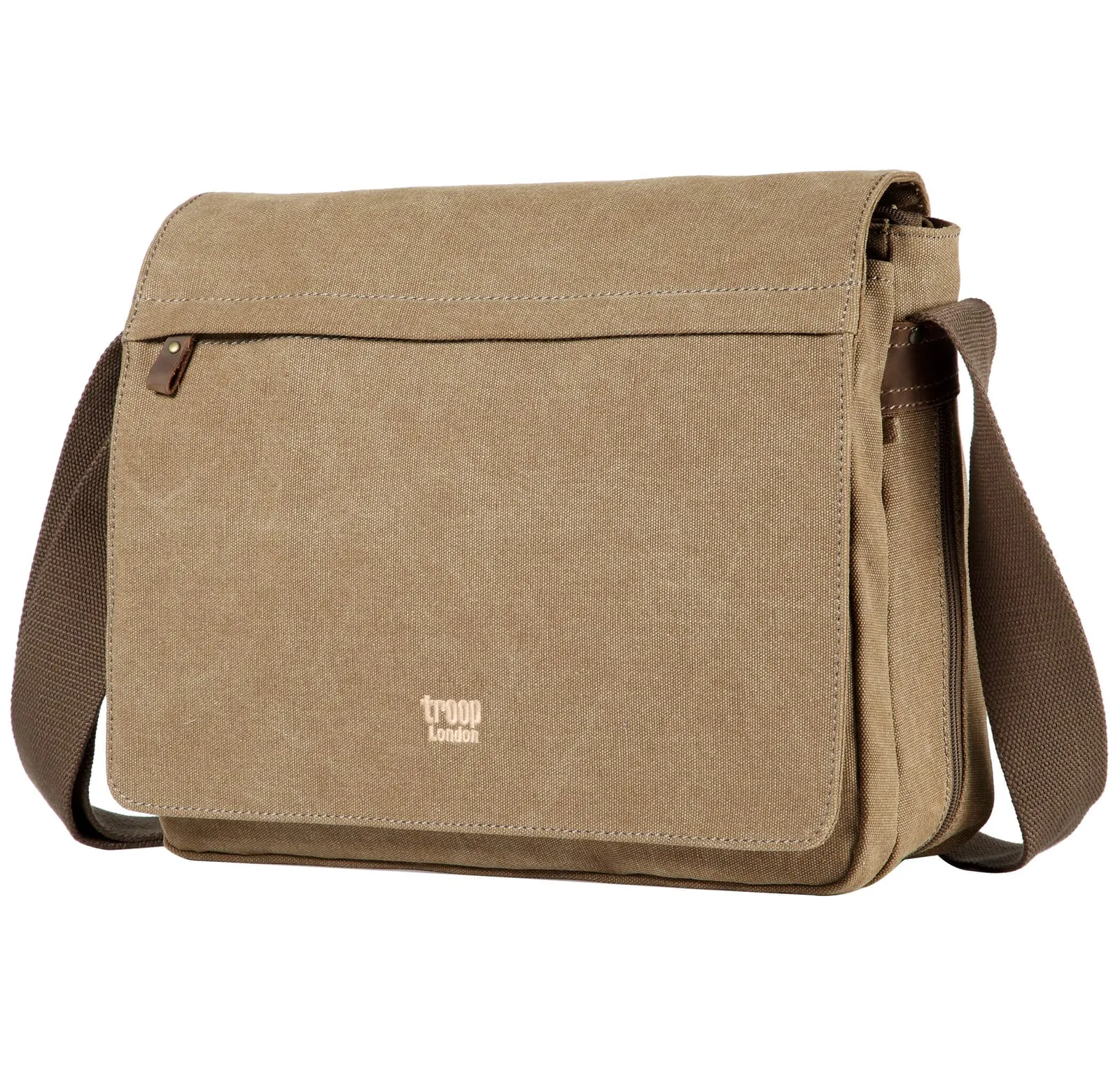 Canvas Laptop Messenger Bag - TRP0240