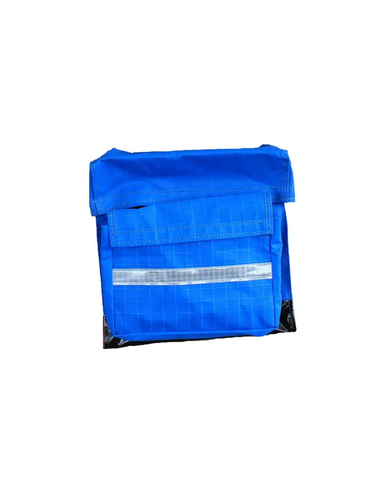 Canvas Mining Square Reflective Crib Bag Blue