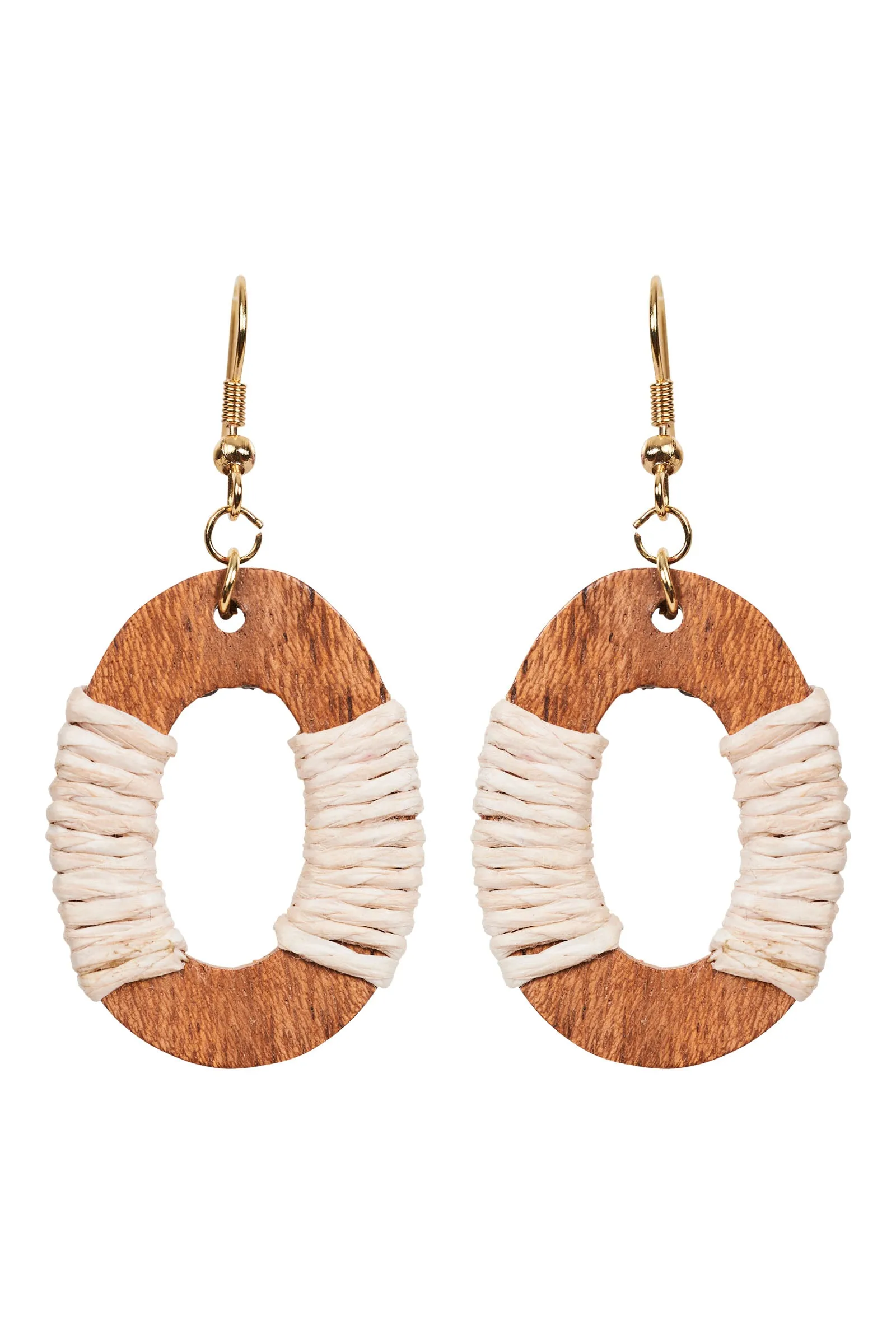 Cay Earring - Tan/Natural