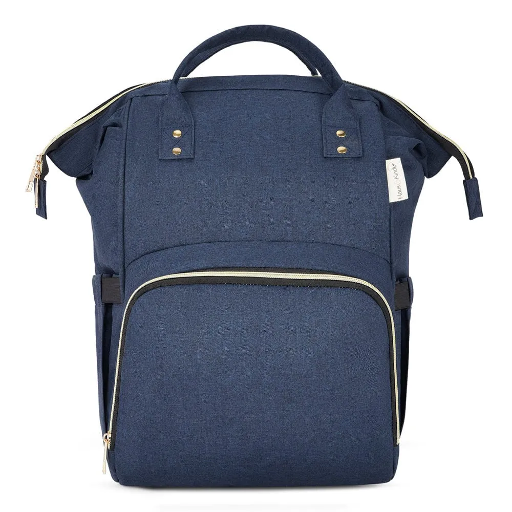 Chic Diaper Bag Backpack for New Parents (Capacity - 20L) , Navy