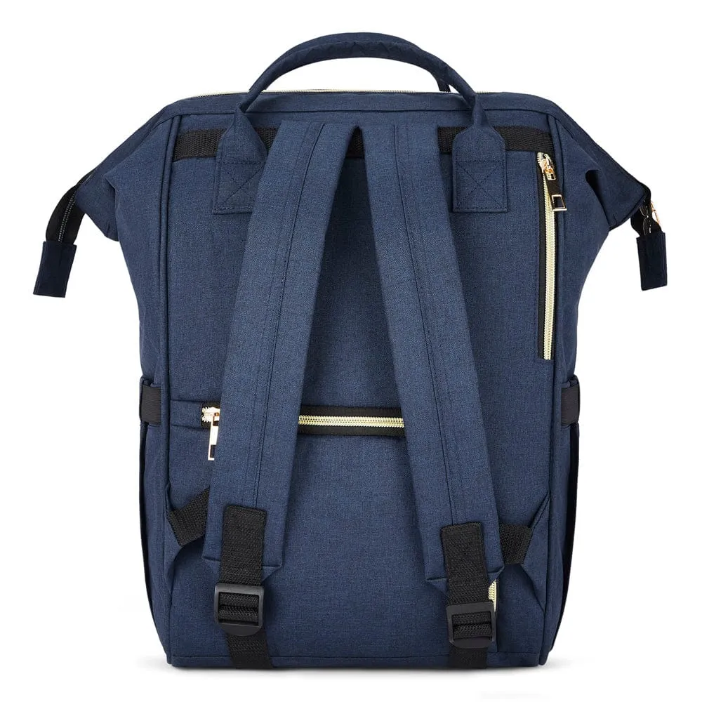 Chic Diaper Bag Backpack for New Parents (Capacity - 20L) , Navy