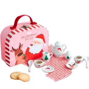 CHRISTMAS TEA SUITCASE SET