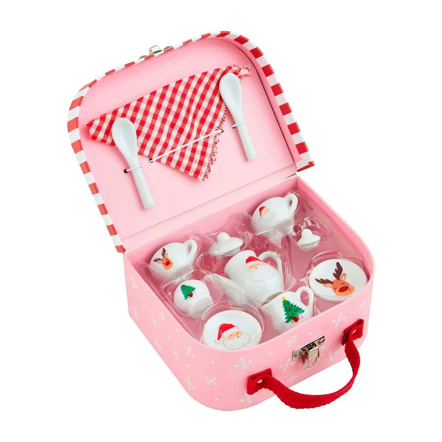 CHRISTMAS TEA SUITCASE SET