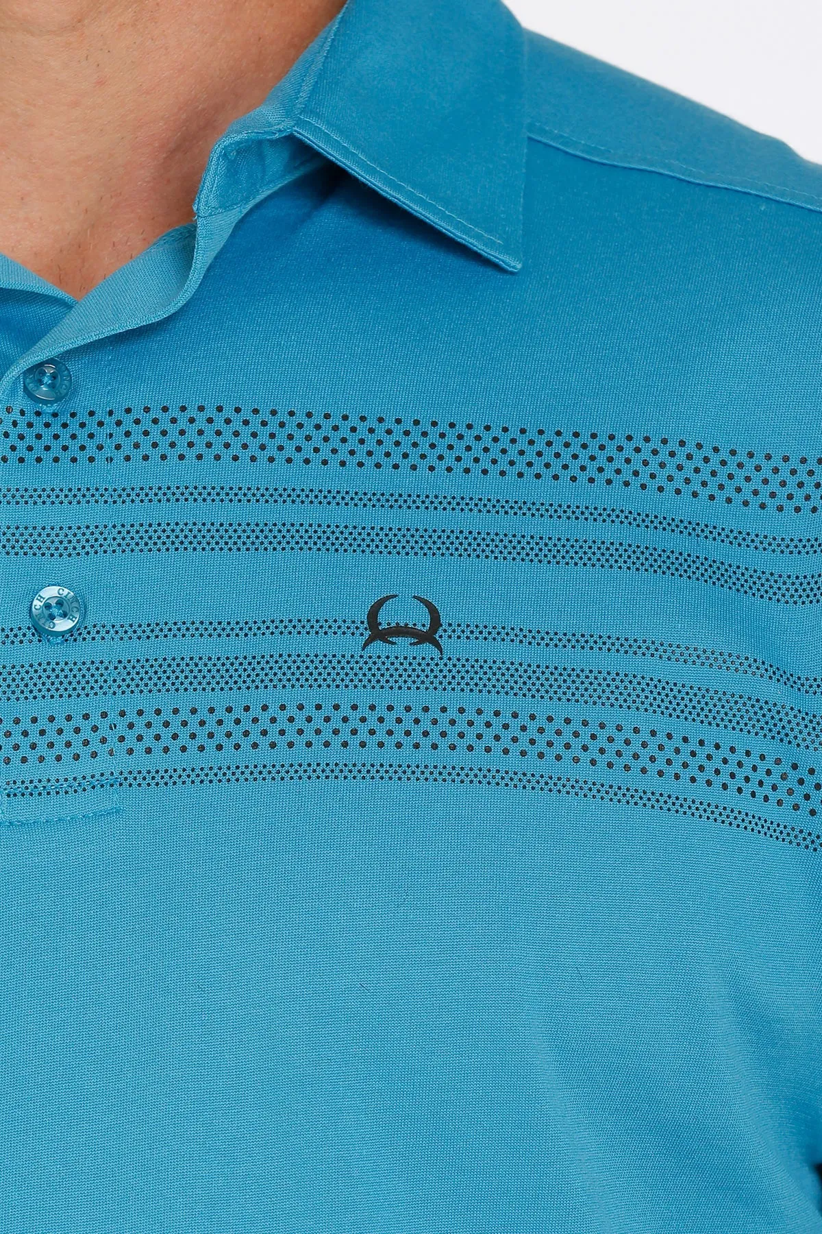 'Cinch' Men's Arenaflex Polo - Blue