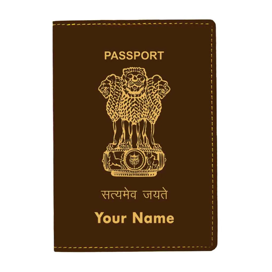 Classy Travel Document Holder Wallet Case-INDIAN PASSPORT STYLE-MULTICOLOR