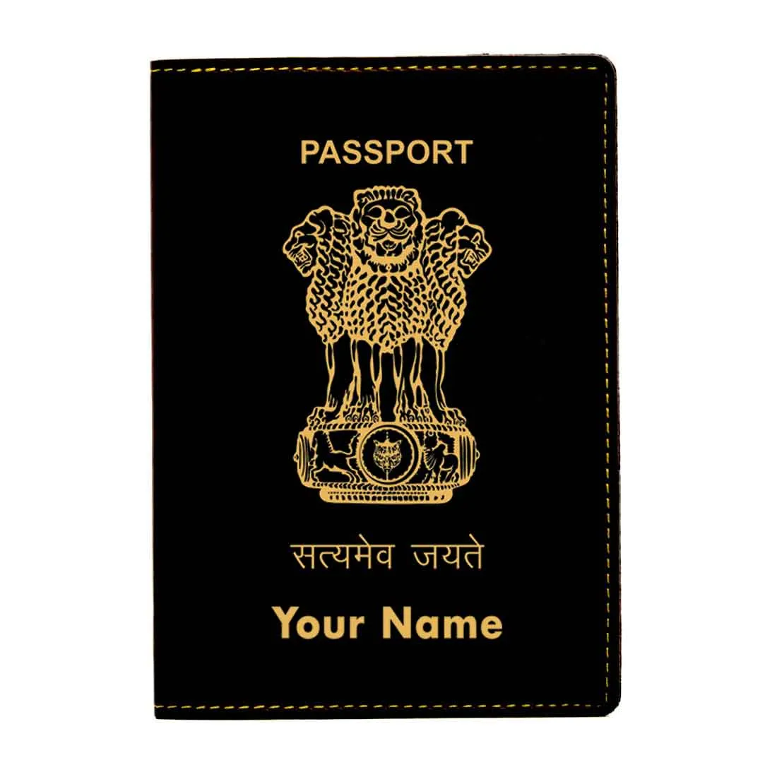 Classy Travel Document Holder Wallet Case-INDIAN PASSPORT STYLE-MULTICOLOR