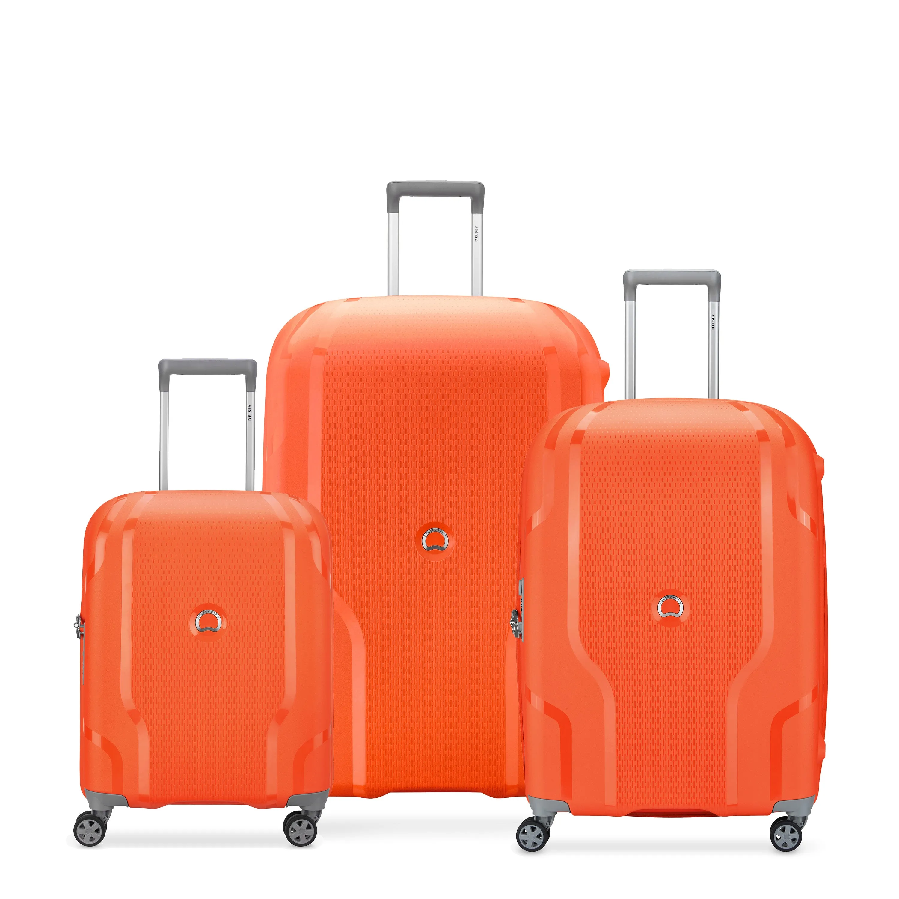 CLAVEL - Set 3 Expandable Suitcases (XL-83cm) (L-70cm) (S-55cm) Recycled Material