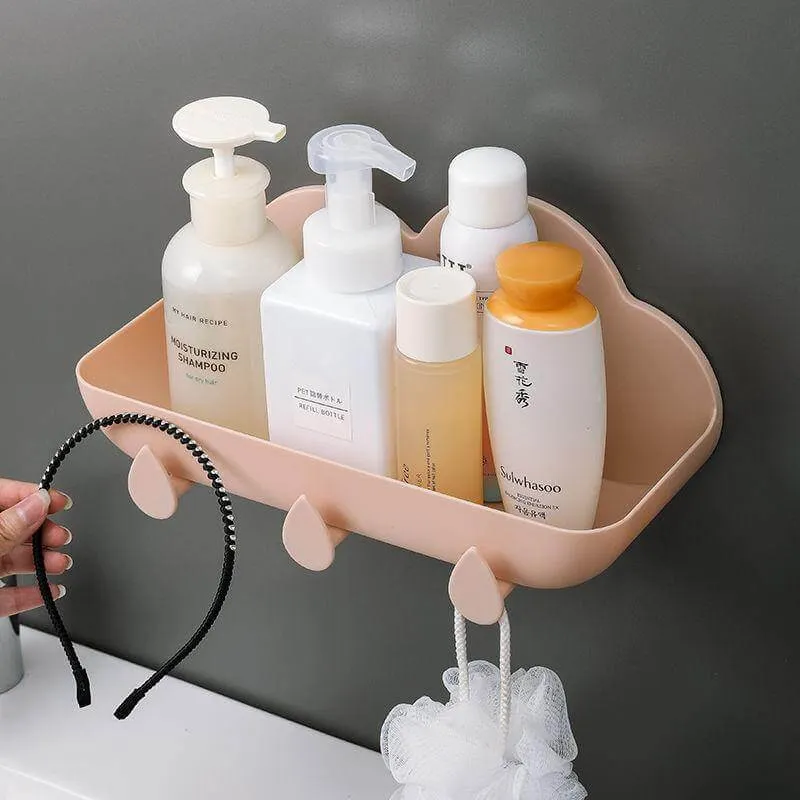 Cloud Cosmetic Bathroom Punch-Free Storage Organizer