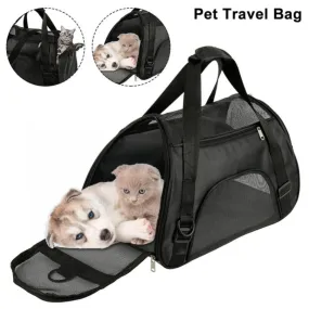 Compact Small Pet Carrier Bag - Comfortable Travel for Your Little Companion!