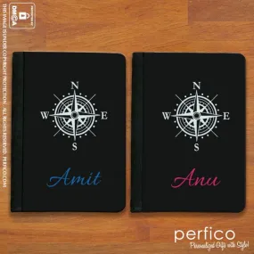 Compass © Personalized Passport Cover and Holder