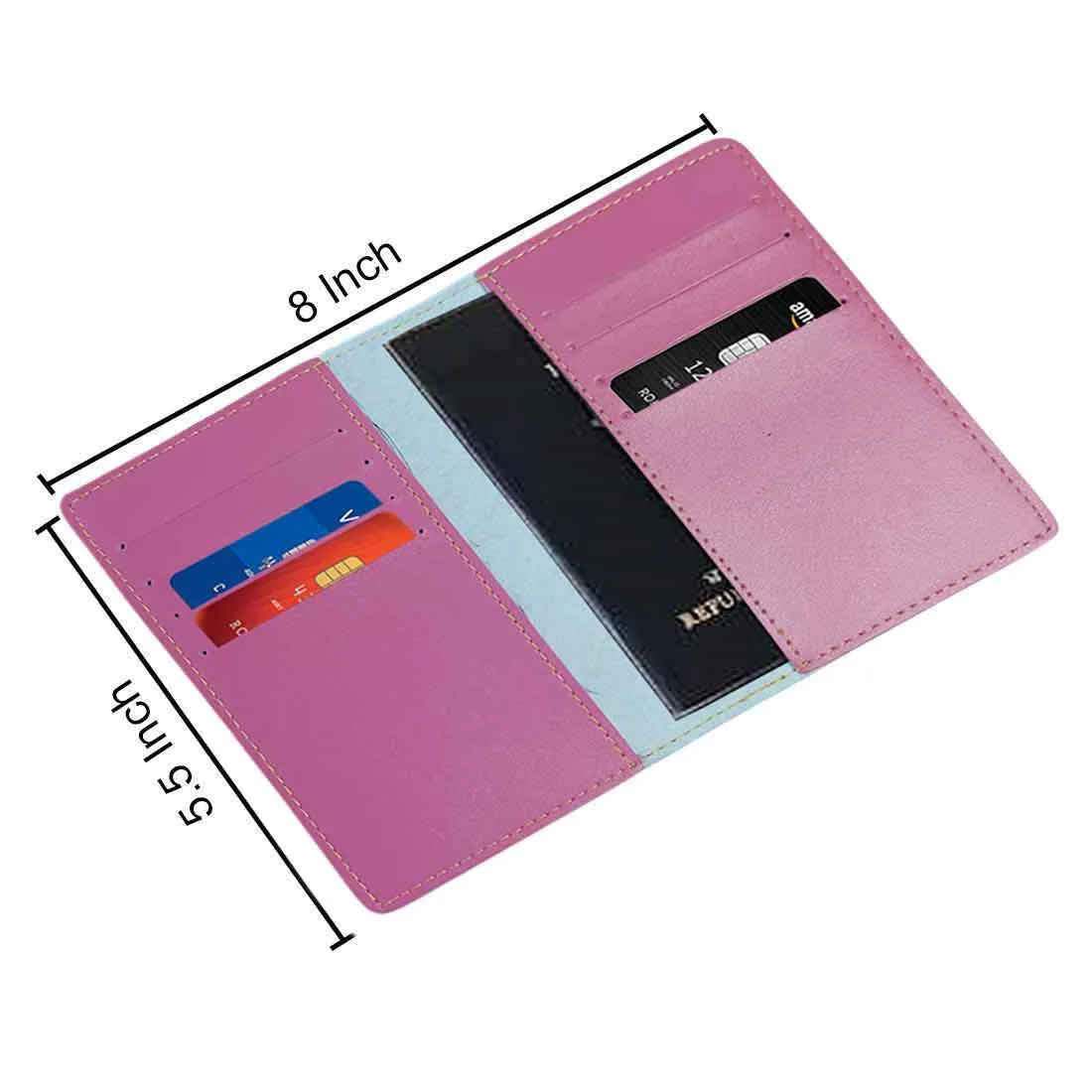 Cool Passport Holder Faux Leather Custom Covers for Passports - Pahadon Mein