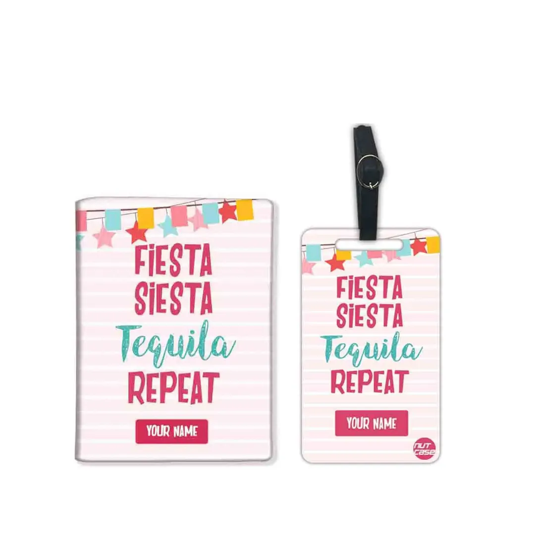 Cool Personalized Passport Cover -  Fiesta Siesta