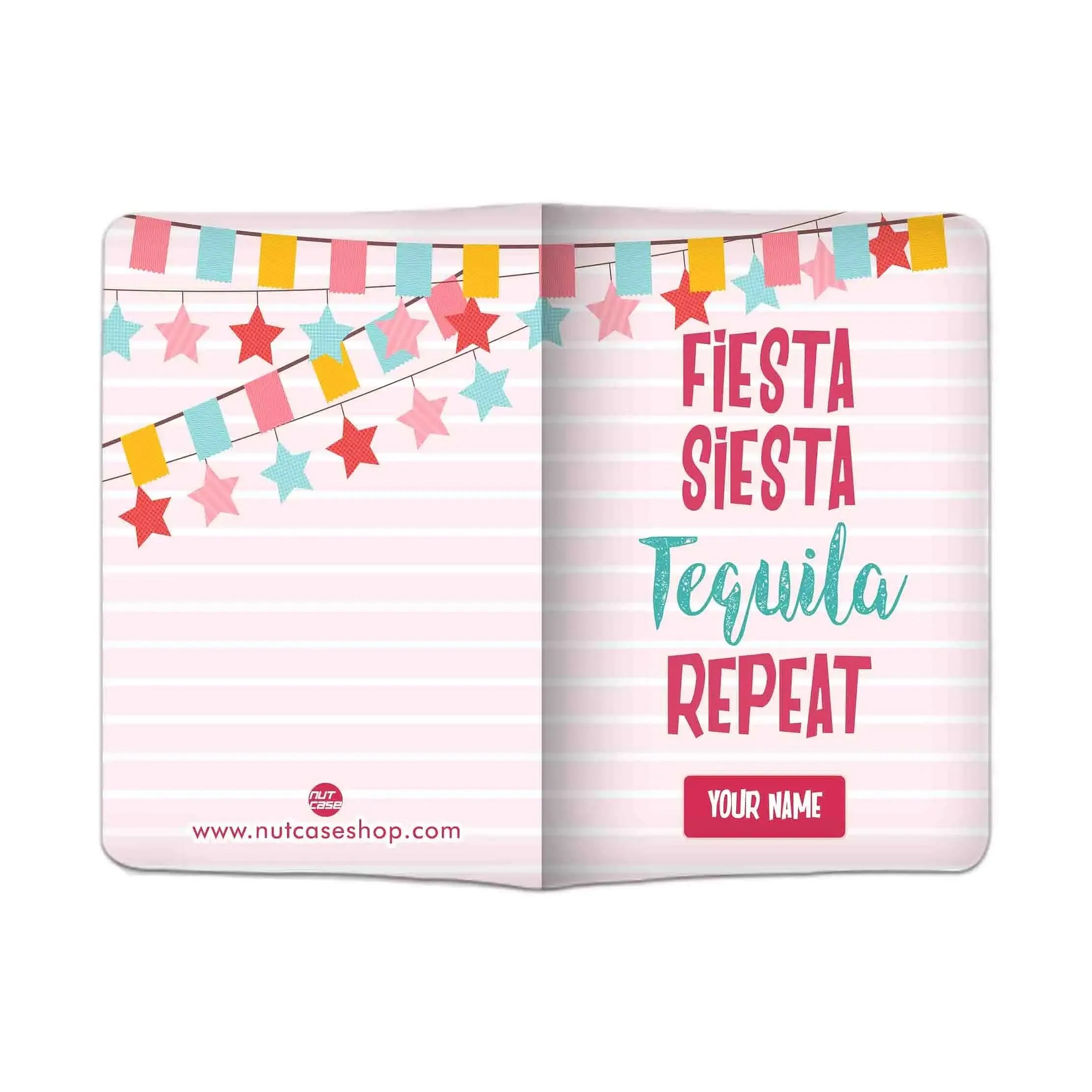 Cool Personalized Passport Cover -  Fiesta Siesta