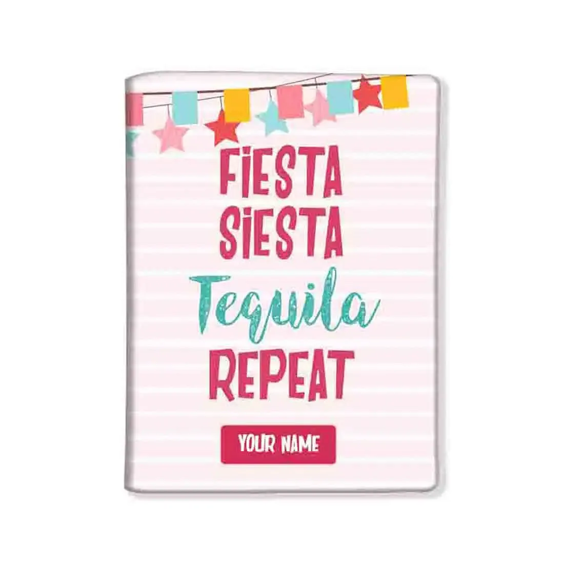 Cool Personalized Passport Cover -  Fiesta Siesta