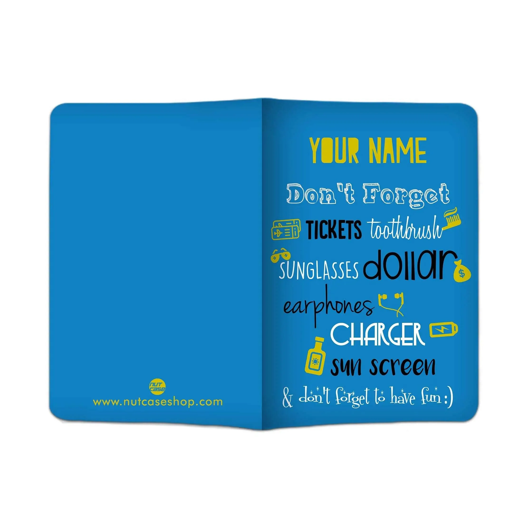 Creative Custom Passport Cover -  Dont Forget