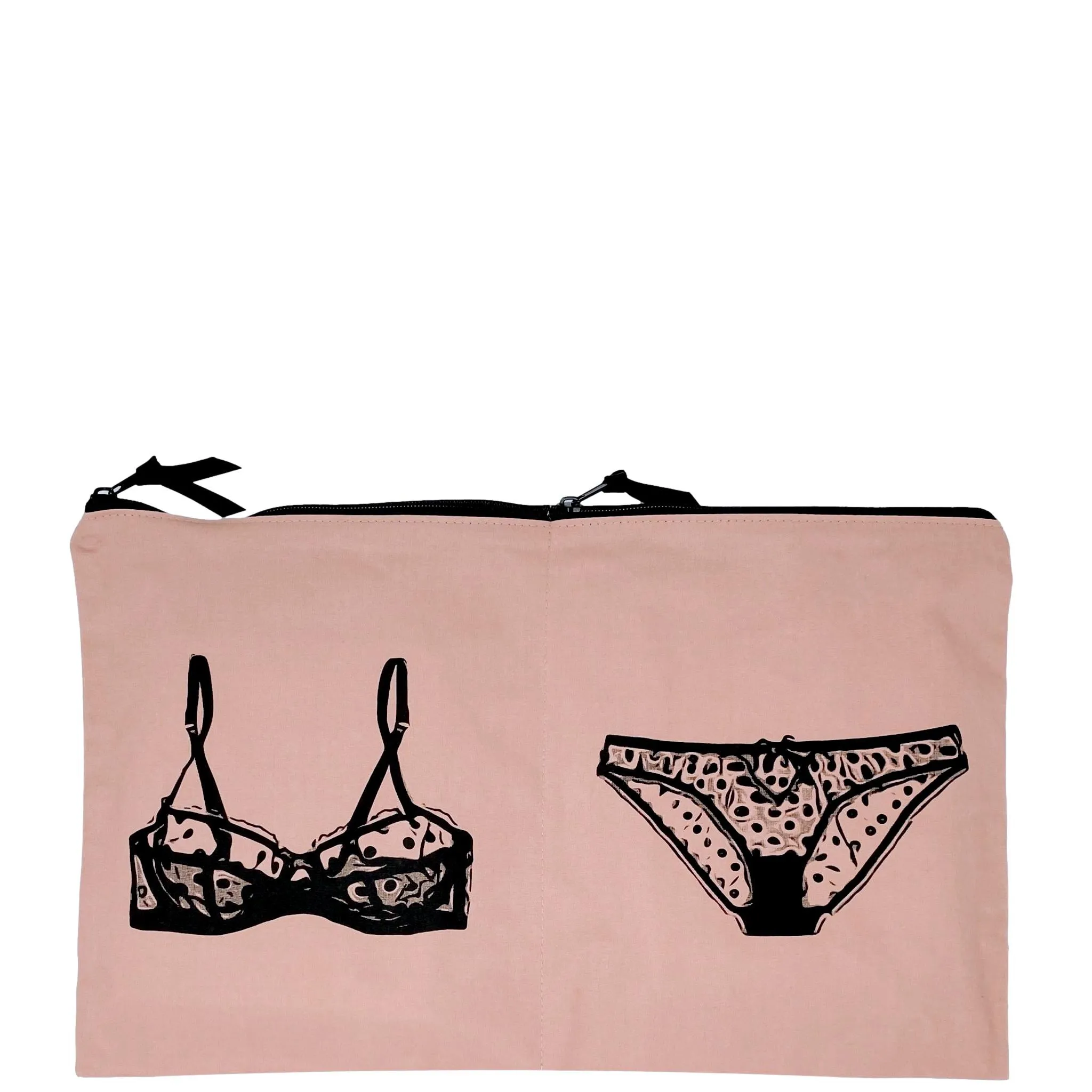 CUSTOM Double Lingerie Packing Pouch, Cotton