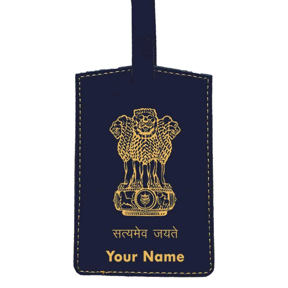 Customized Passport Holder Cover Travel Wallet Case-INDIAN PASSPORT STYLE-MULTICOLOR