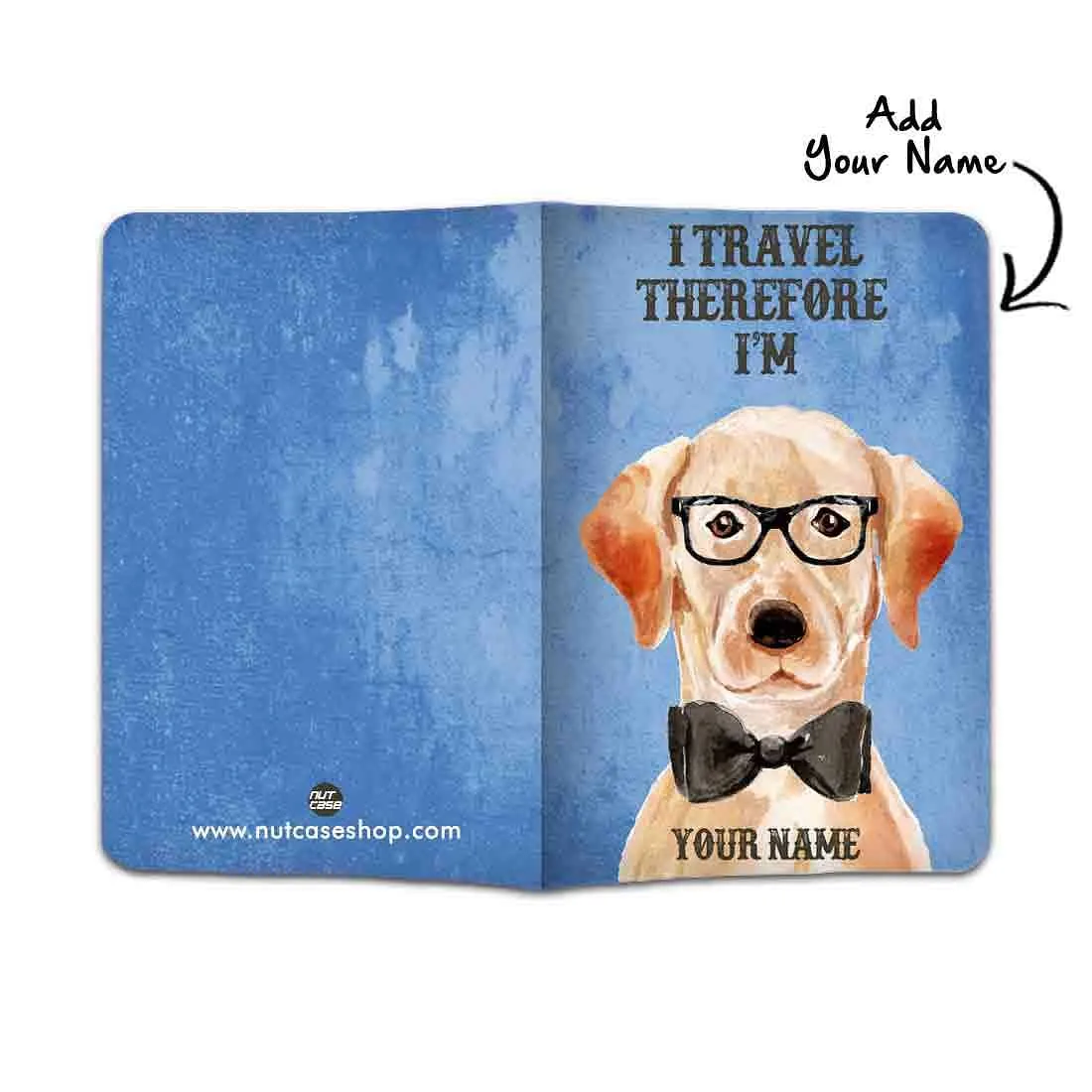 Customized Passport Holder for Gift - I Travel Therfore