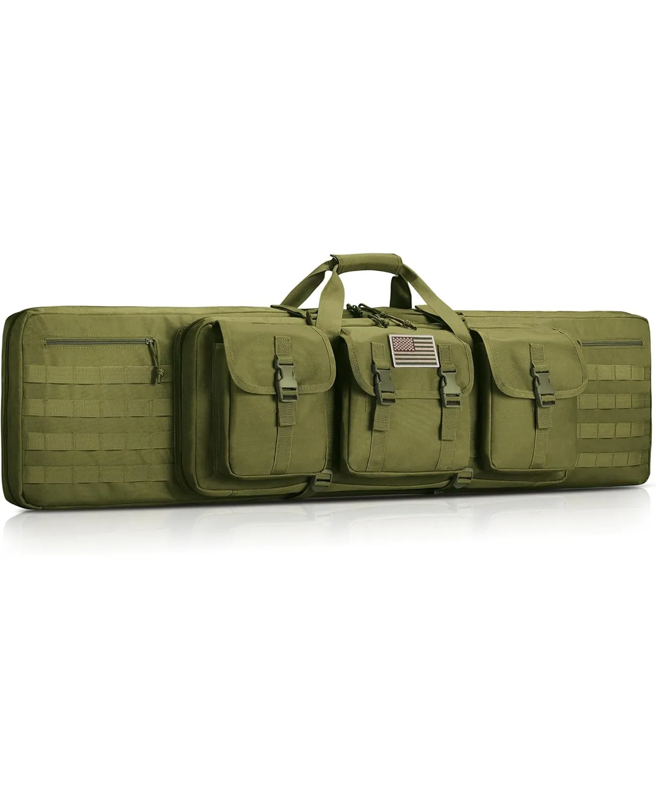 CVLIFE 48" Double Soft Rifle Case Tactical Long Gun Bag