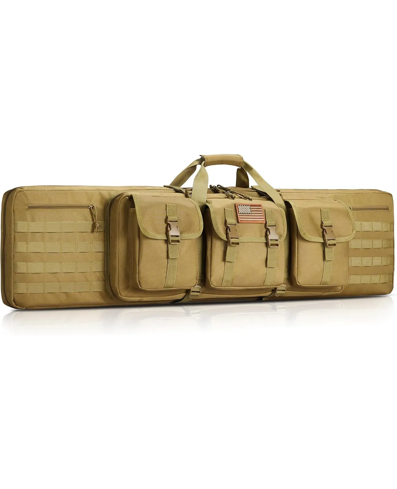 CVLIFE 48" Double Soft Rifle Case Tactical Long Gun Bag