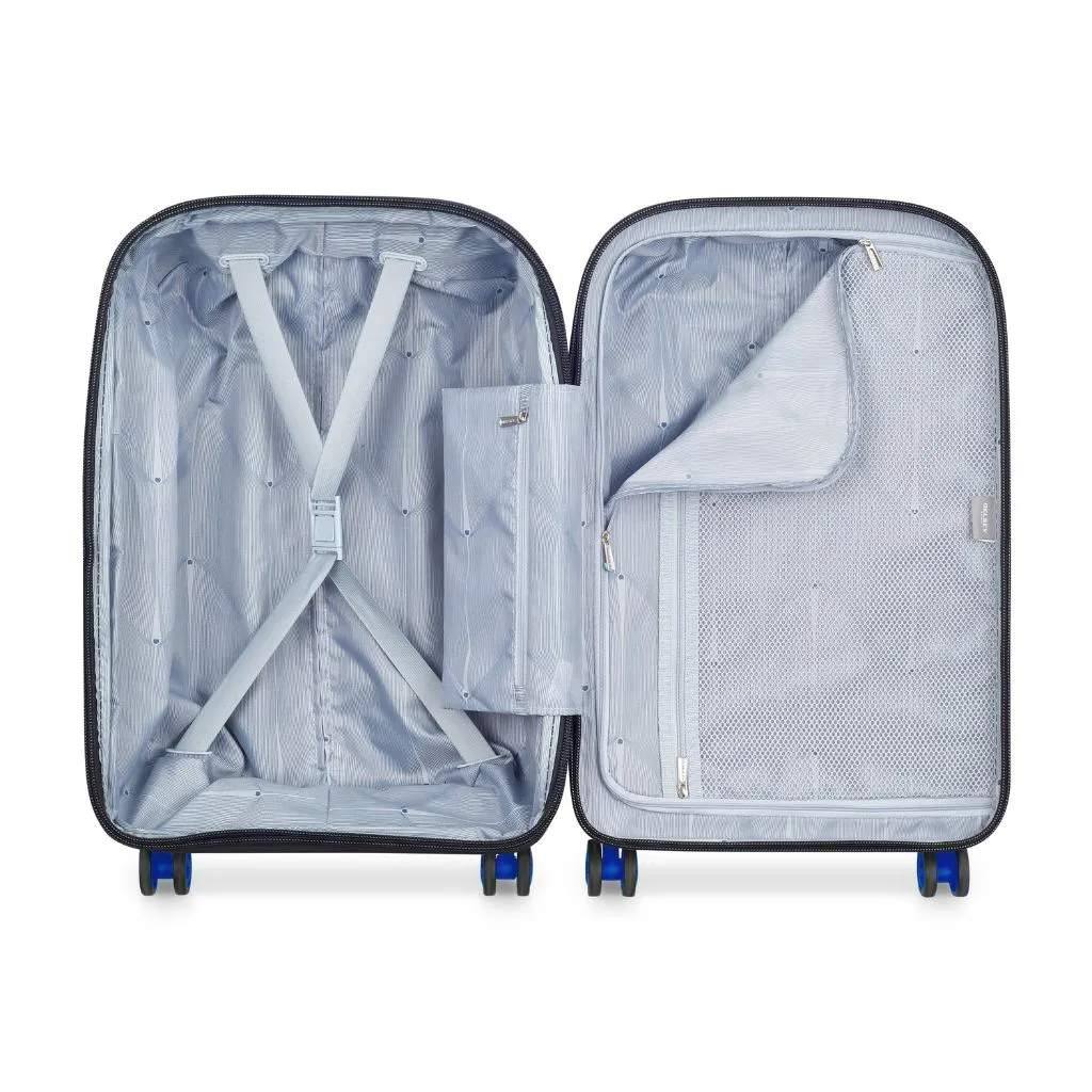 Delsey Clavel 55cm Carry On Luggage - Black/Blue