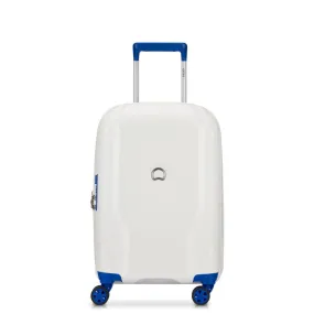 Delsey Clavel 55cm Carry On Luggage - White/Blue