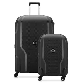 Delsey Clavel MR 2 Piece Hardsided Luggage Duo - Black