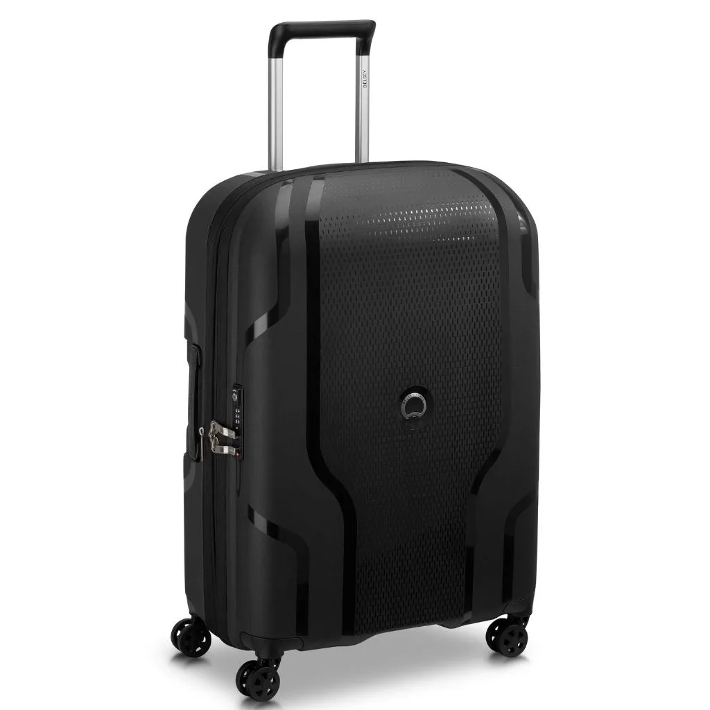 Delsey Clavel MR 71cm Medium Hardsided Spinner Luggage - Black