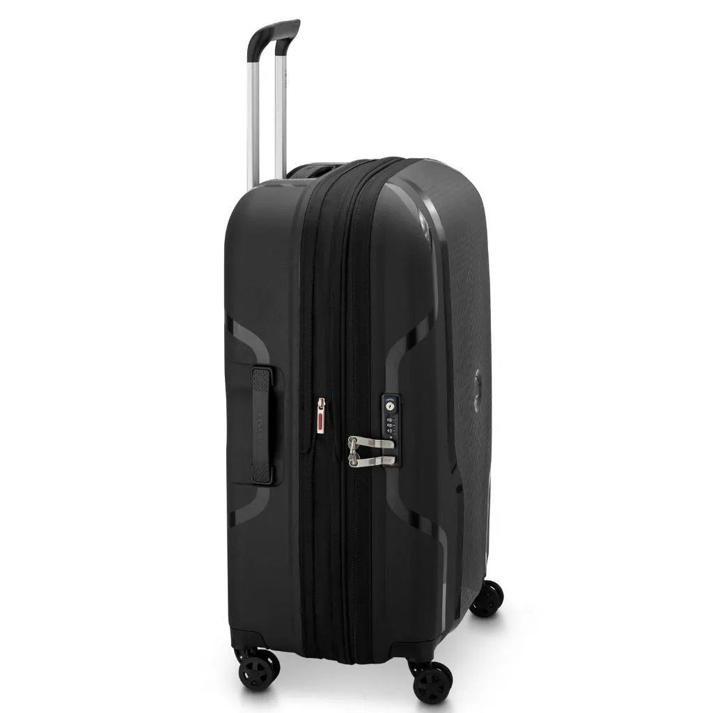 Delsey Clavel MR 71cm Medium Hardsided Spinner Luggage - Black