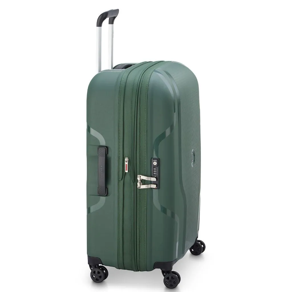 Delsey Clavel MR 71cm Medium Hardsided Spinner Luggage - Deep Green