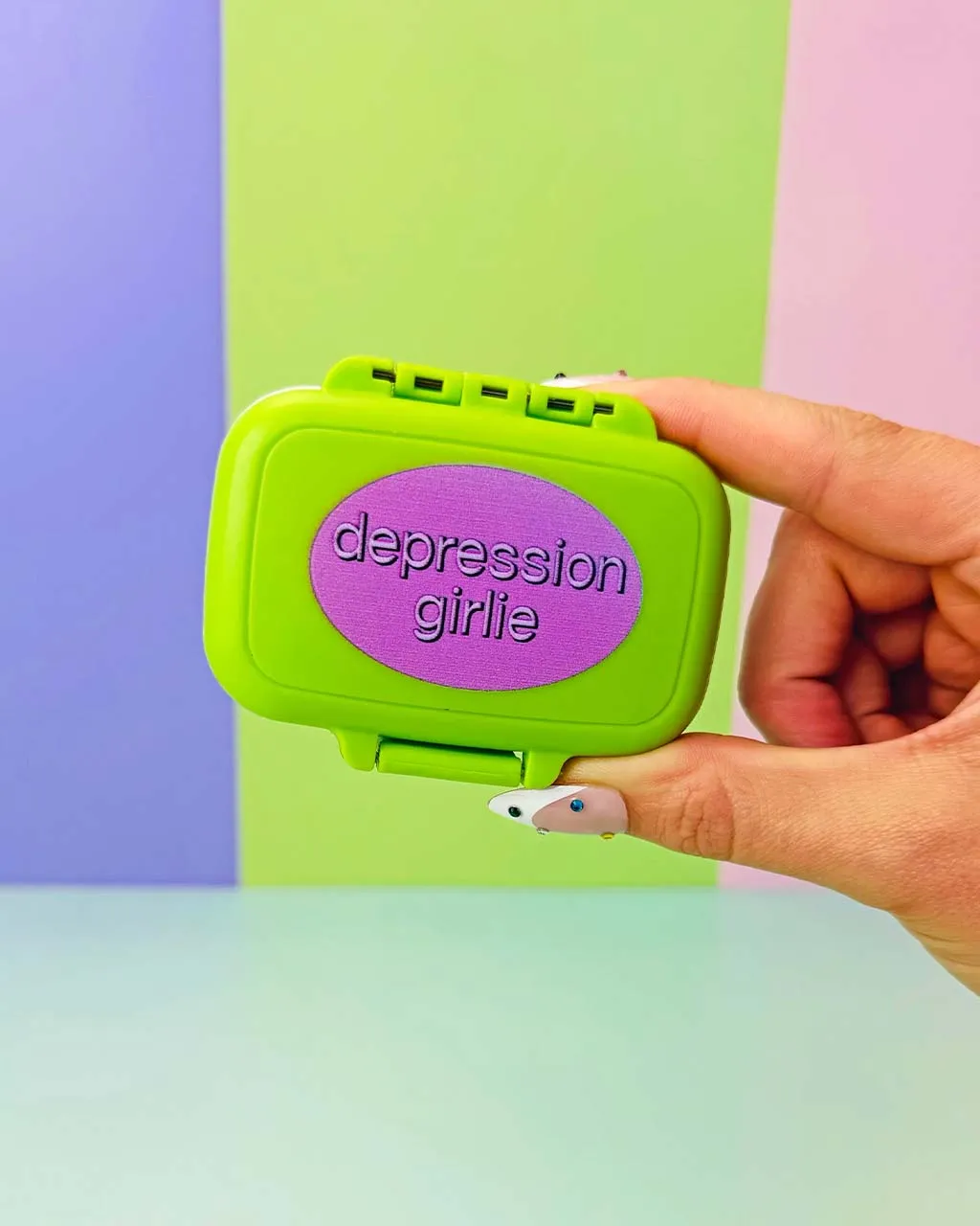 Depression Girlie Pill Case