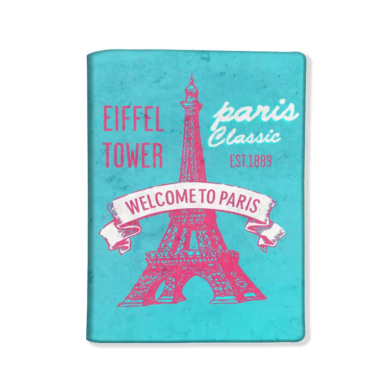 Designer Passport Cover - Eiffel Tower