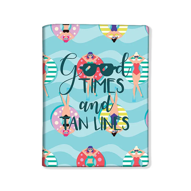 Designer Passport Cover - Good Times And Tan Lines