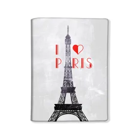 Designer Passport Cover -  I Love Paris