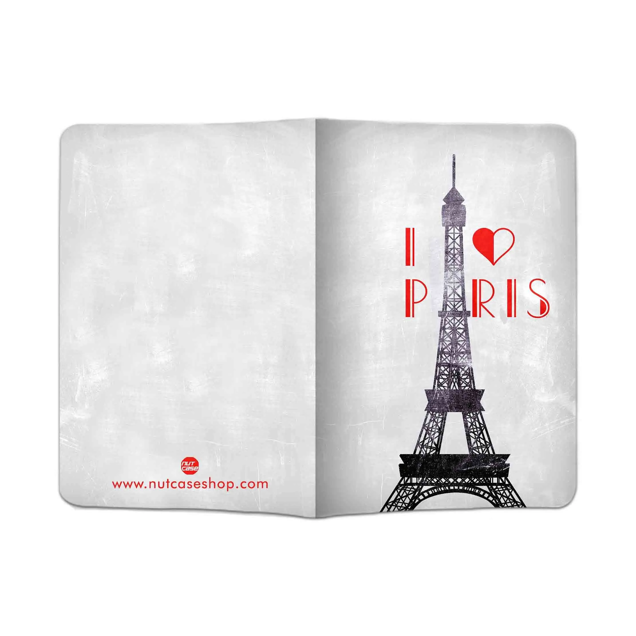 Designer Passport Cover -  I Love Paris