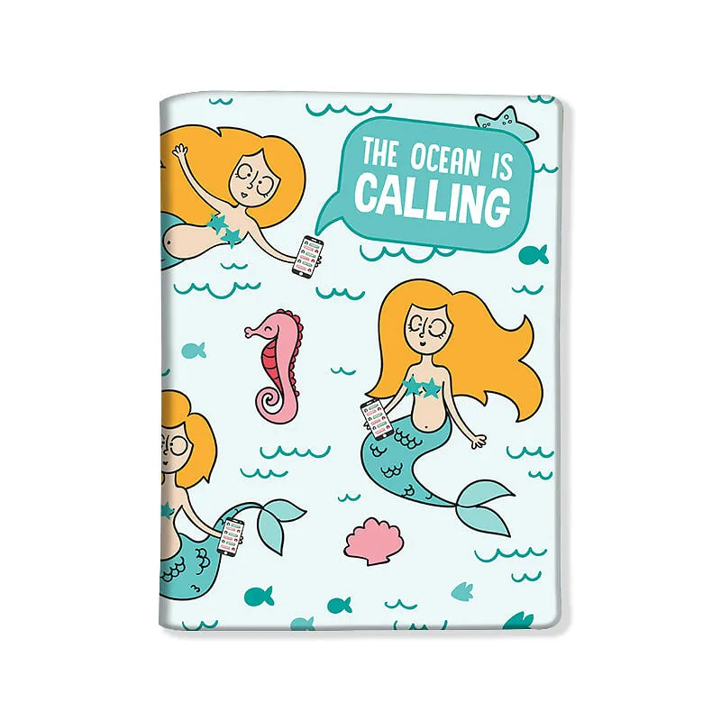 Designer Passport Cover - The Ocean Calling