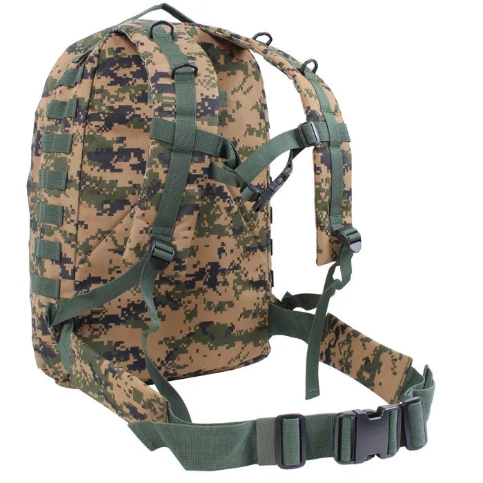 Digital Woodland Camouflage - MOLLE II 3 Day Assault Pack