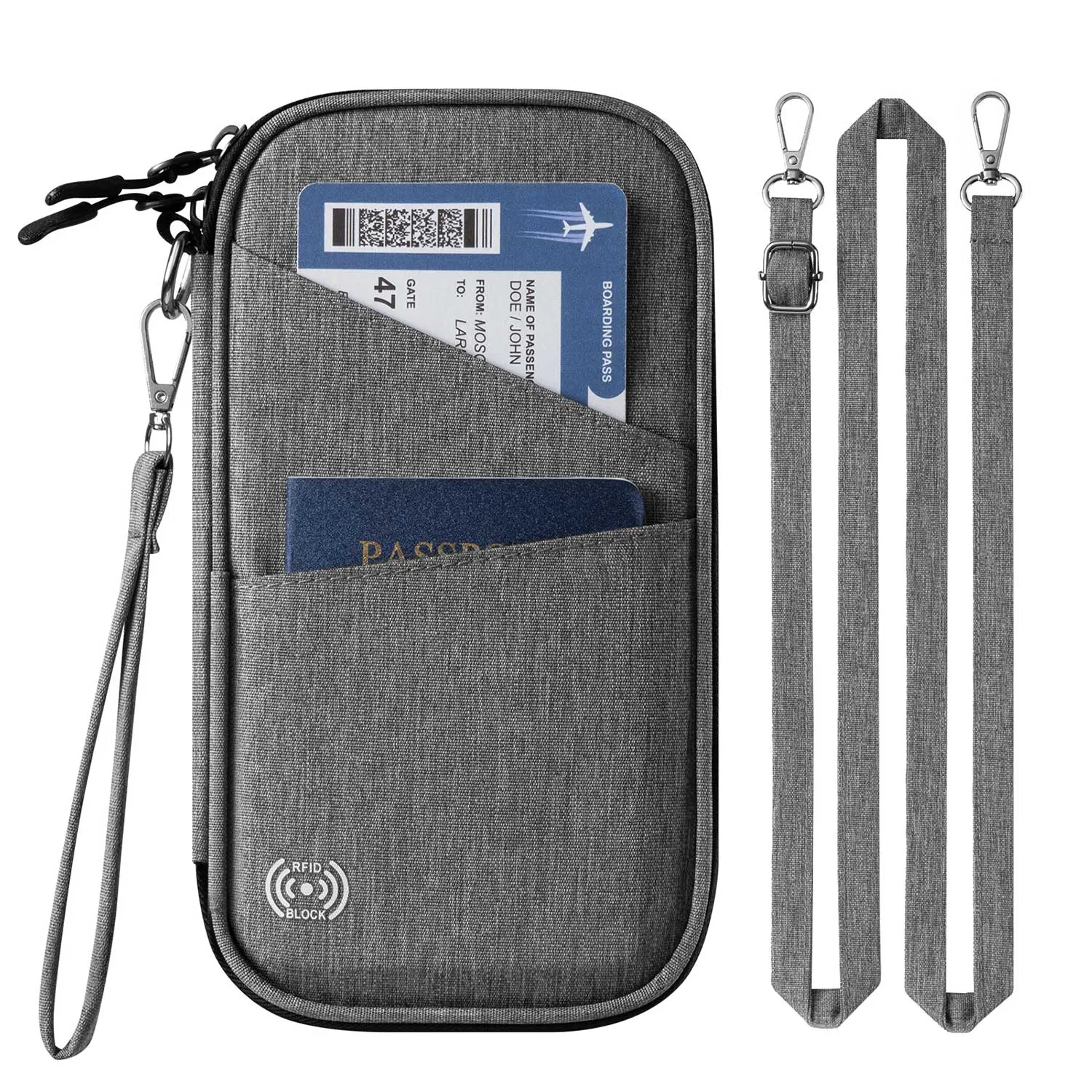 DPW100- Ultimate Travel Companion, Versatile RFID Blocking Passport Holder