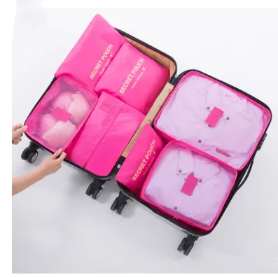 Durable Waterproof Nylon Packing Cube Travel Organizer Bag