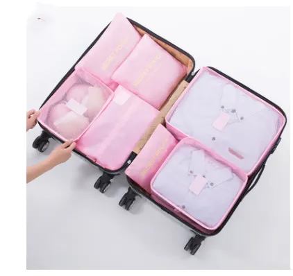 Durable Waterproof Nylon Packing Cube Travel Organizer Bag