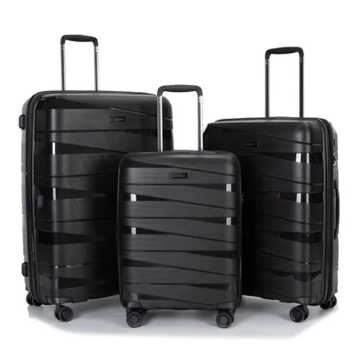 Eagle Spiral ABS Hard Shell Large Suitcase with TSA Lock and 4 Spinner Wheels - 28"