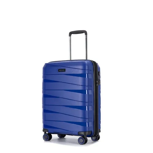 Eagle Spiral ABS Hard Shell Large Suitcase with TSA Lock and 4 Spinner Wheels - 28"