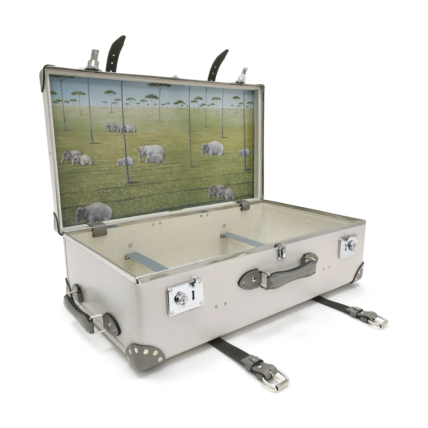 Elephant Family · Large Suitcase | Cloud Grey/Steel