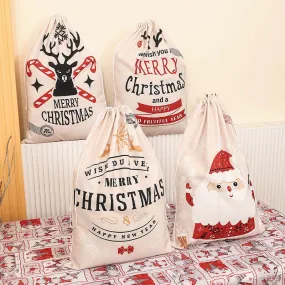 Fashion New Canvas Christmas Bag